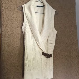 Lauren by Ralph Lauren Cable Knit Vest